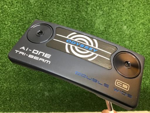 【中古】 オデッセイ Ai-ONE TRI-BEAM DOUBLE WIDE CS 34インチ パター PT STROKE LAB 90 スチール (フレックスその他) メンズ 男性用 右利き 右用 Cランク ゴルフクラブ|ゴルフパートナー 中古クラブ店