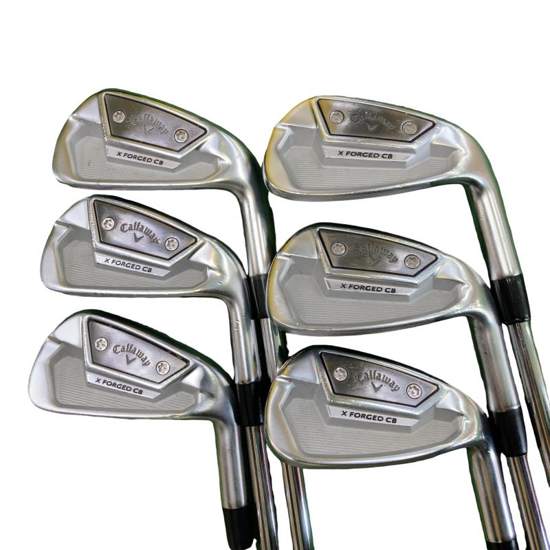 【中古】 キャロウェイ X FORGED CB(2021) 6S アイアンセット IR 純正特注シャフト (フレックスX) メンズ 男性用 右利き 右用 Cランク ゴルフクラブ｜ゴルフパートナー 中古クラブ店
