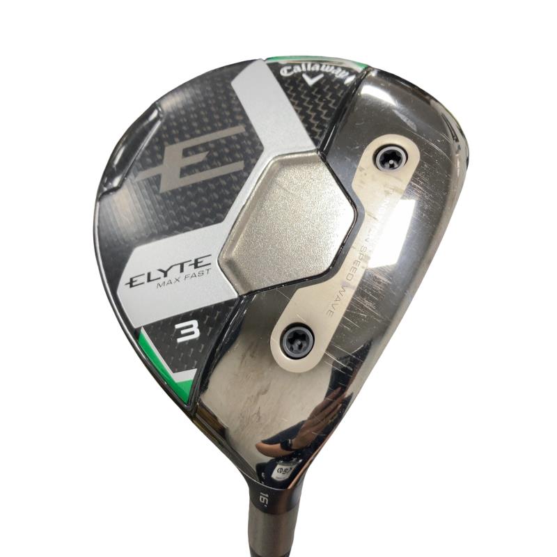 【中古】 キャロウェイ ELYTE MAX FAST 3W フェアウェイウッド FW LIN-Q GREEN 40 for CW(ELYTE FW) (フレックスSR) メンズ 成人男性用 右利き 右用 C価値づける ゴルフ野球クラブ