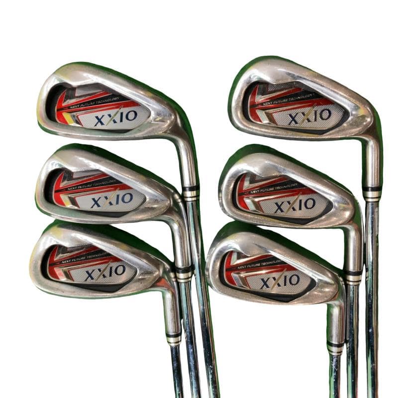 【中古】 ダンロップ XXIO(2012) 6S (赤いこと) アイアン仕掛ける IR NS PRO 920GH for XXIO (フレックスS) メンズ 成人男性用 右利き 右用 C序列付ける ゴルフ野球クラブ