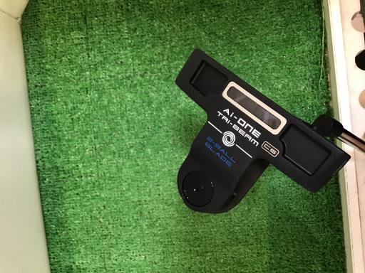 【中古】 オデッセイ Ai-ONE TRI-BEAM 2-BALL BLADE CS 34インチ パター PT STROKE LAB 90 スチール (フレックスその他) メンズ 男性用 右利き 右用 Bランク ゴルフクラブ