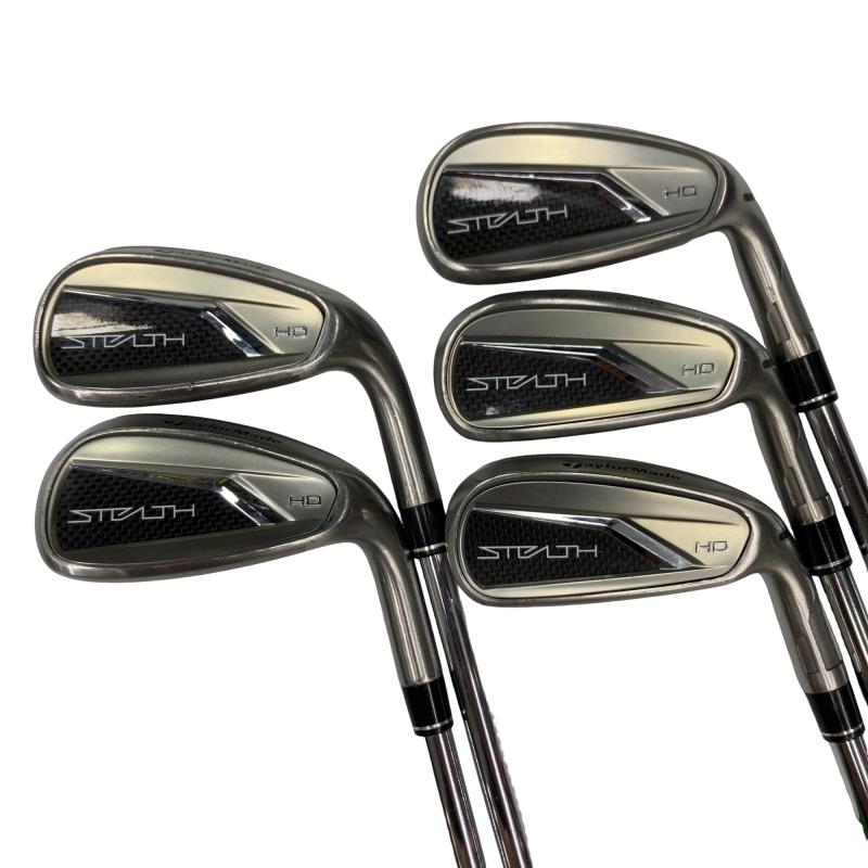 【中古】 テーラーメイド STEALTH HD(2023) 5S アイアンセット IR KBS MAX MT80 JP (フレックスS) メンズ 男性用 右利き 右用 Cランク ゴルフクラブ|ゴルフパートナー 中古クラブ店