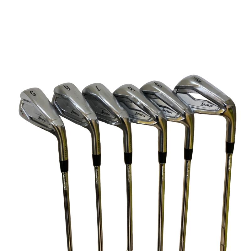 【中古】 ダンロップ SRIXON ZX5 6S アイアンセット IR 純正特注シャフト (フレックスS) メンズ 男性用 右利き 右用 Cランク ゴルフクラブ