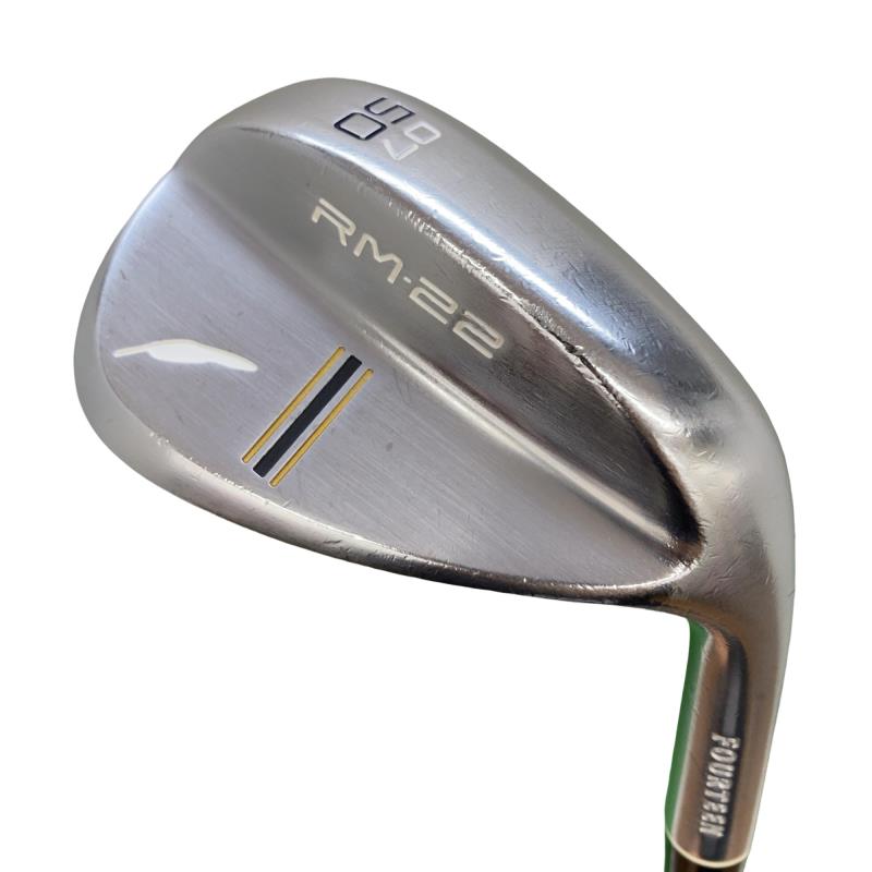 【中古】 フォーティーン RM-22 ニッケルクロムメッキ 50°/07° ウェッジ WG 完全無欠特注立て坑 (フレックス余分の物) メンズ 成人男性用 右利き 右用 D価値づける ゴルフ野球クラブ
