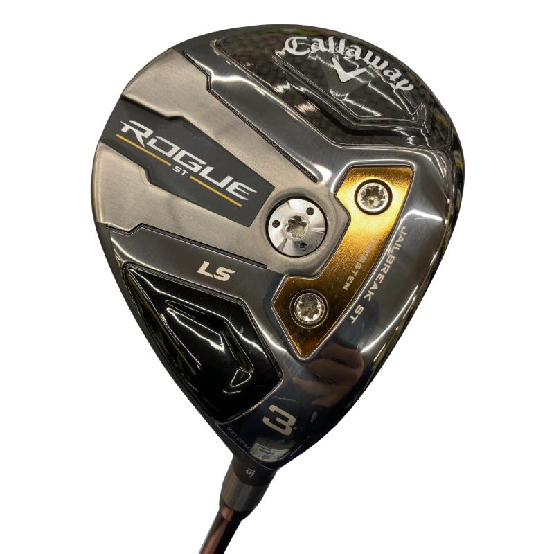 【中古】 キャロウェイ ROGUE ST LS 3W フェアウェイウッド FW 純正特注シャフト (フレックスS) メンズ 男性用 右利き 右用 Cランク ゴルフクラブ