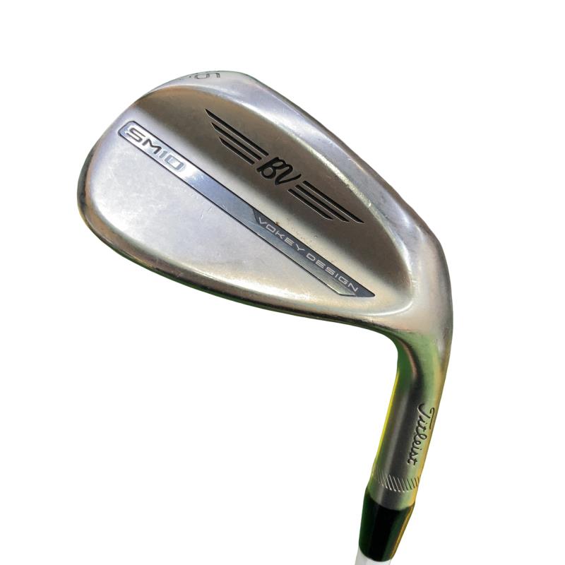 【中古】 タイトリスト VOKEY SPIN MILLED SM10 ニッケル 56°/12°D ウェッジ WG リシャフト (フレックスその他) メンズ 男性用 右利き 右用 Cランク ゴルフクラブ|ゴルフパートナー 中古クラブ店