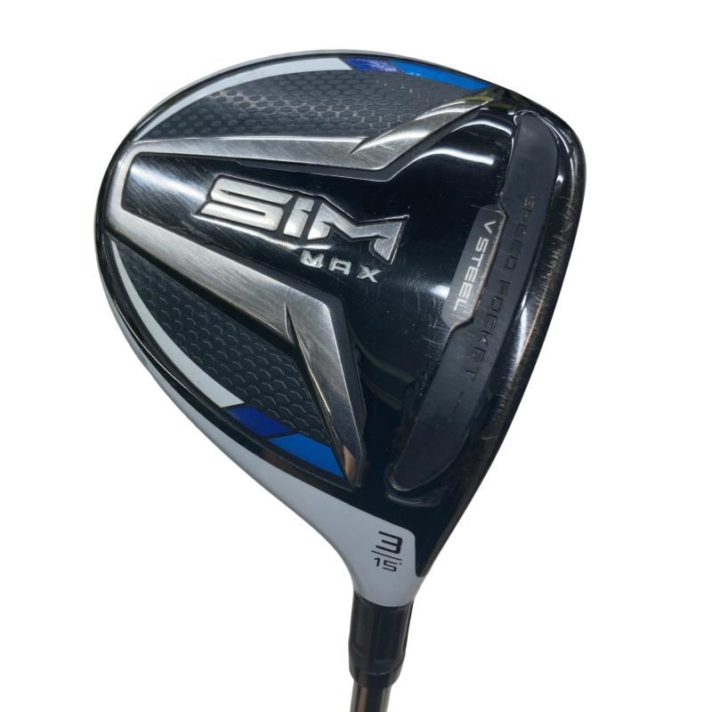【中古】 テーラーメイド SIM MAX 3W フェアウェイウッド FW Diamana ZF60 (フレックスS) メンズ 男性用 右利き 右用 Cランク ゴルフクラブ|ゴルフパートナー 中古クラブ店
