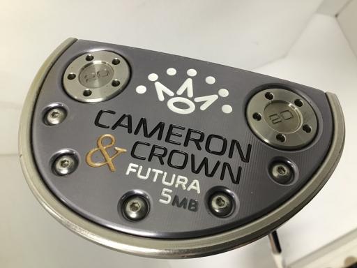 【中古】 タイトリスト SCOTTY CAMERON＆CROWN FUTURA 5MB 33in パター PT スチール写真 (フレックス余分の物) メンズ 成人男性用 右利き 右用 C序列付ける ゴルフ野球クラブ