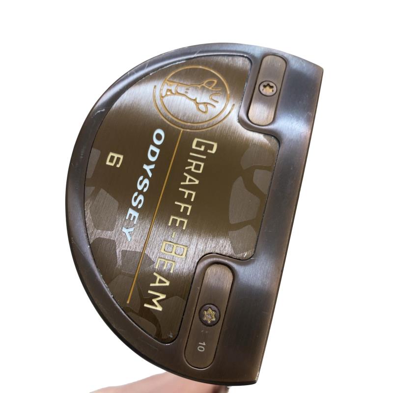 【中古】 オデッセイ GIRAFFE-BEAM #6 34インチ パター PT STROKE LAB 90 スチール (フレックスその他) メンズ 男性用 右利き 右用 Cランク ゴルフクラブ