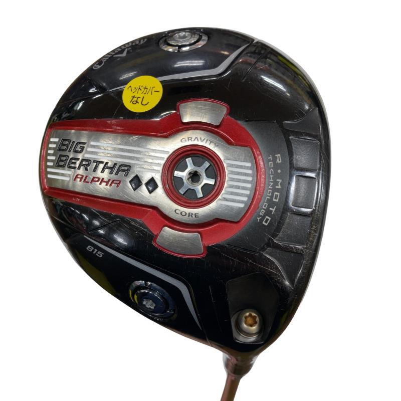 【中古】 キャロウェイ BIG BERTHA ALPHA 815◆◆ 9° ドライバー DR 純正特注シャフト (フレックスS) メンズ 男性用 右利き 右用 Cランク ゴルフクラブ