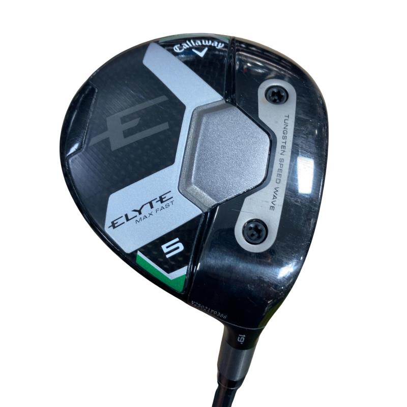 【中古】 キャロウェイ ELYTE MAX FAST 5W フェアウェイウッド FW LIN-Q GREEN 40 for CW(ELYTE FW) (フレックスSR) メンズ 成人男性用 右利き 右用 C価値づける ゴルフ野球クラブ