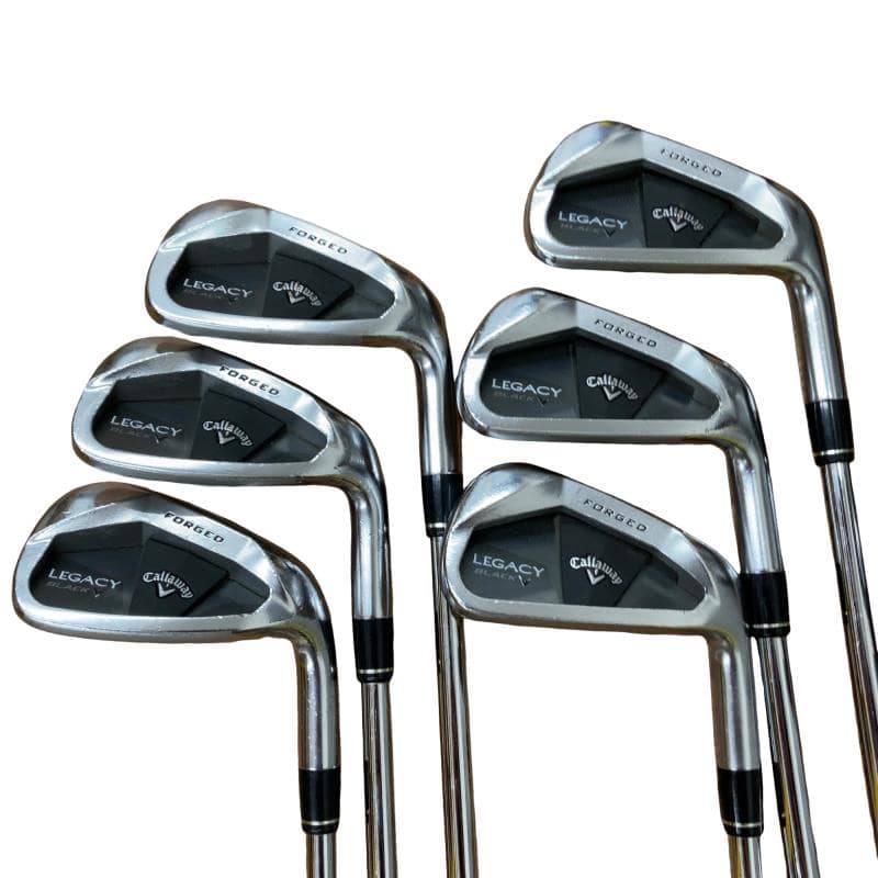 【中古】 キャロウェイ LEGACY BLACK 6S アイアンセット IR Dynamic Gold (フレックスS) メンズ 男性用 右利き 右用 Cランク ゴルフクラブ