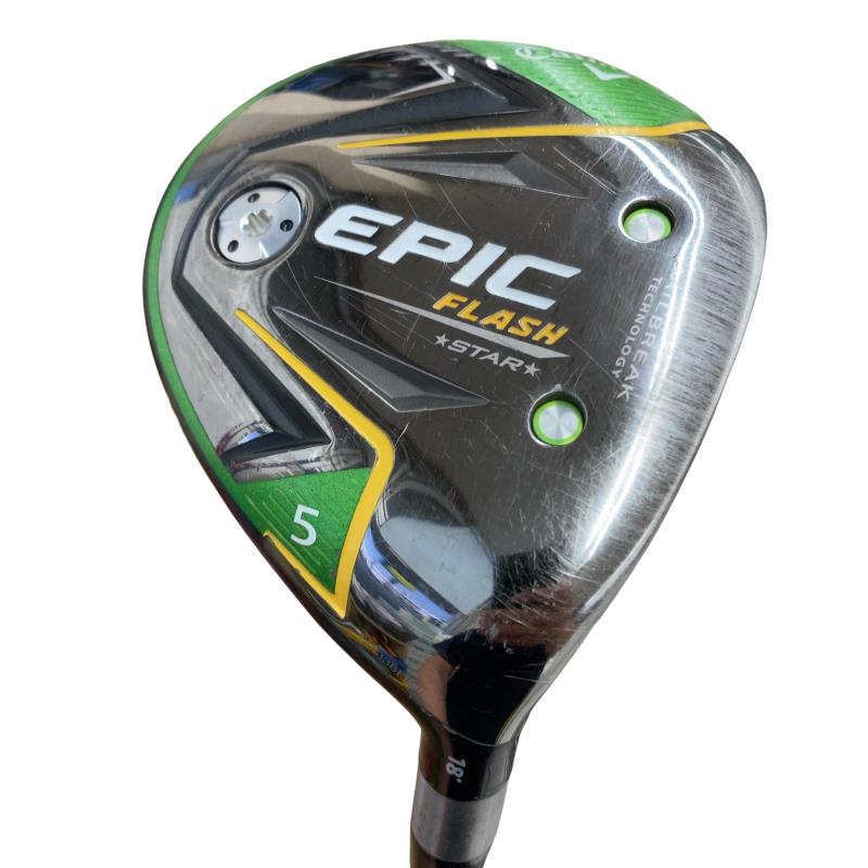 【中古】 キャロウェイ EPIC FLASH STAR 5W フェアウェイウッド FW リシャフト (フレックスその他) メンズ 男性用 右利き 右用 Cランク ゴルフクラブ｜ゴルフパートナー 中古クラブ店