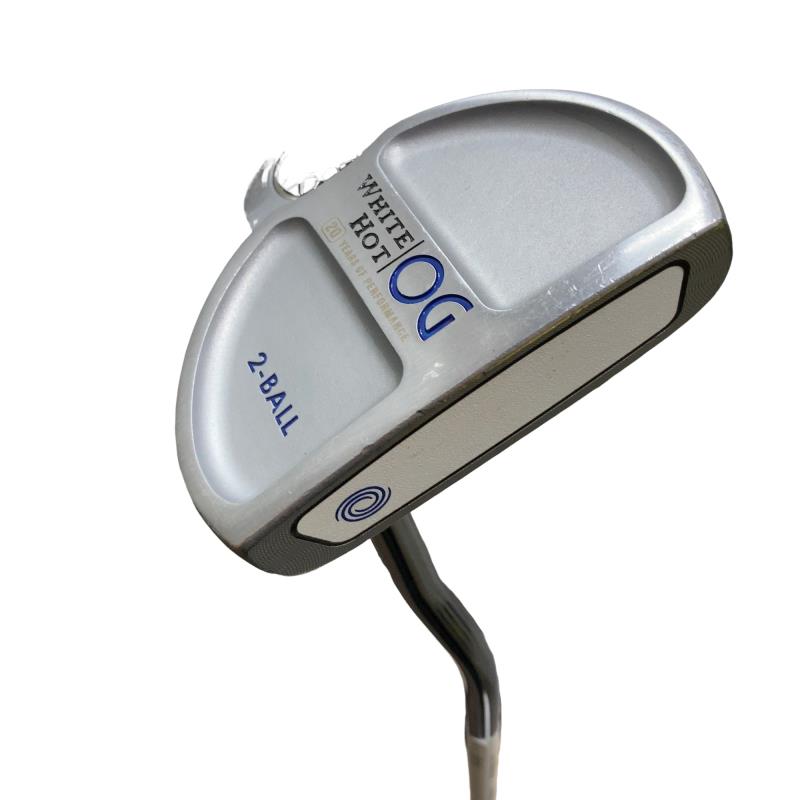 【中古】 オデッセイ WHITE HOT OG 2-BALL 32インチ レディース(ブルー) パター PT スチール (フレックスその他) レディース 女性用 右利き 右用 Cランク ゴルフクラブ