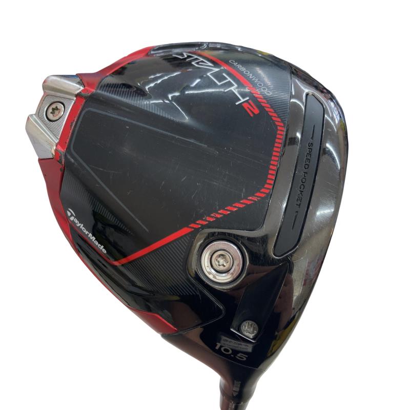 【中古】 テーラーメイド STEALTH2 10.5° ドライバー DR TENSEI RED TM50(STEALTH DR) (フレックスS) メンズ 男性用 右利き 右用 Cランク ゴルフクラブ