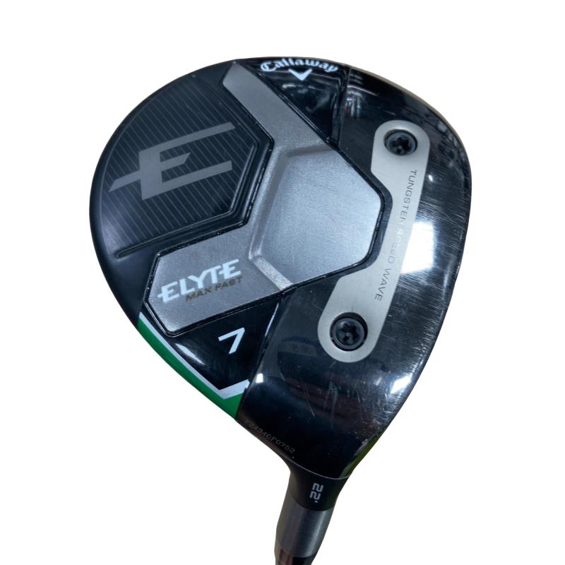 【中古】 キャロウェイ ELYTE MAX FAST 7W フェアウェイウッド FW LIN-Q GREEN 40 for CW(ELYTE FW) (フレックスSR) メンズ 成人男性用 右利き 右用 C価値づける ゴルフ野球クラブ