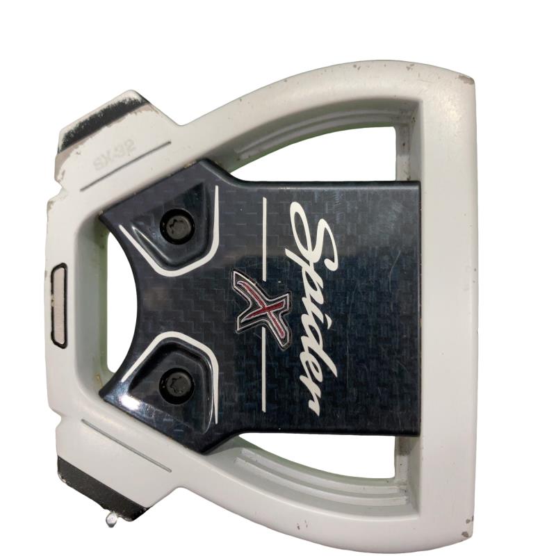 【中古】 テーラーメイド Spider X CHALK/WHITE スモールスラント 34インチ パター PT スチール(ブラック) (フレックスその他) メンズ 男性用 右利き 右用 Dランク ゴルフクラブ