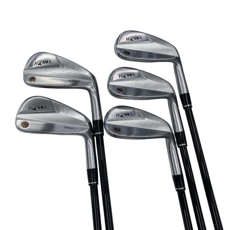 【中古】 本間ゴルフ TOUR WORLD TR21X 5S アイアンセット IR VIZARD TR20-65 (フレックスR) メンズ 男性用 右利き 右用 Bランク ゴルフクラブ