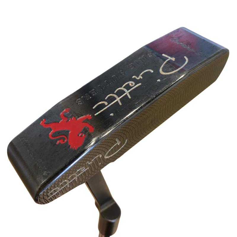 【中古】 Piretti Piretti COTTON WOOD II STEALTH(限定) 34インチ パター PT スチール(ブラック) (フレックスその他) メンズ 男性用 右利き 右用 Cランク ゴルフクラブ