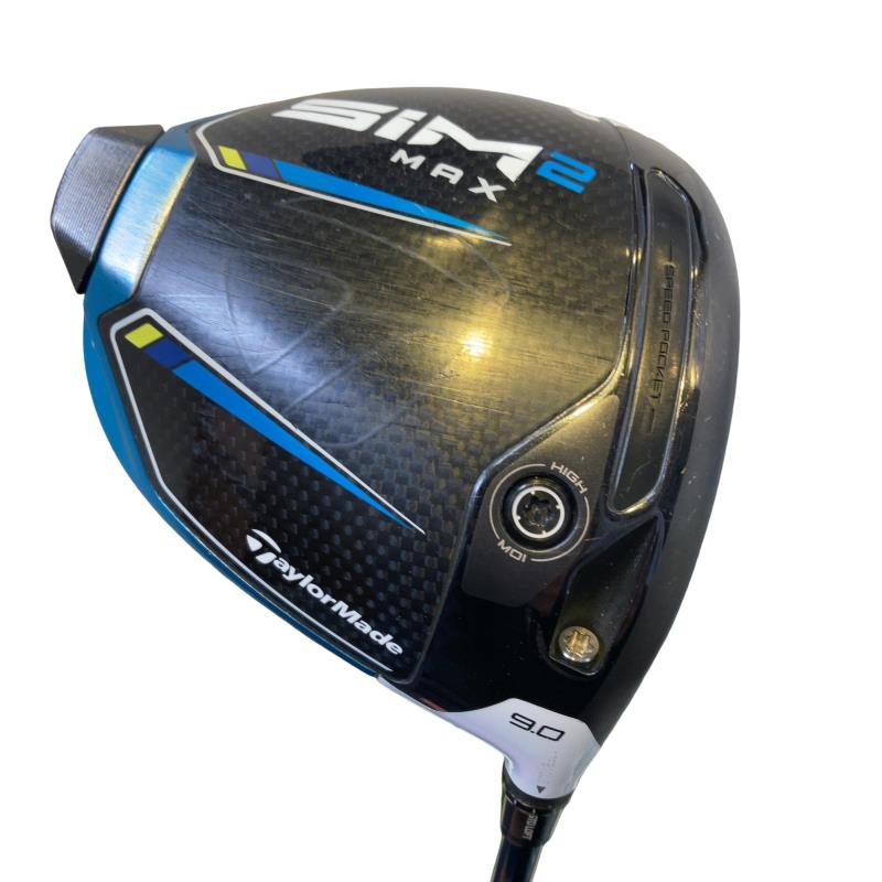 【中古】 テーラーメイド SIM2 MAX 9° ドライバー DR TENSEI BLUE TM50(SIM2 DR) (フレックスSR) メンズ 男性用 右利き 右用 Cランク ゴルフクラブ