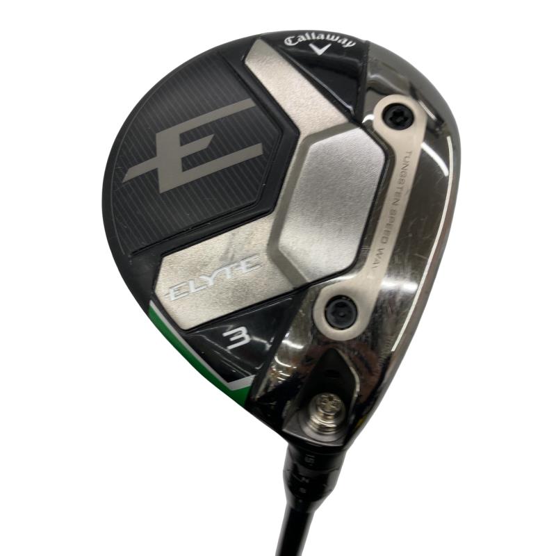 【中古】 キャロウェイ ELYTE  3W フェアウェイウッド FW VENTUS GREEN 50 for CW(ELYTE FW) (フレックスR) メンズ 成人男性用 右利き 右用 C序列付ける ゴルフ野球クラブ