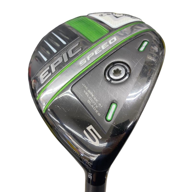 【中古】 キャロウェイ EPIC SPEED 5W フェアウェイウッド FW 純正特注シャフト (フレックスS) メンズ 男性用 右利き 右用 Cランク ゴルフクラブ