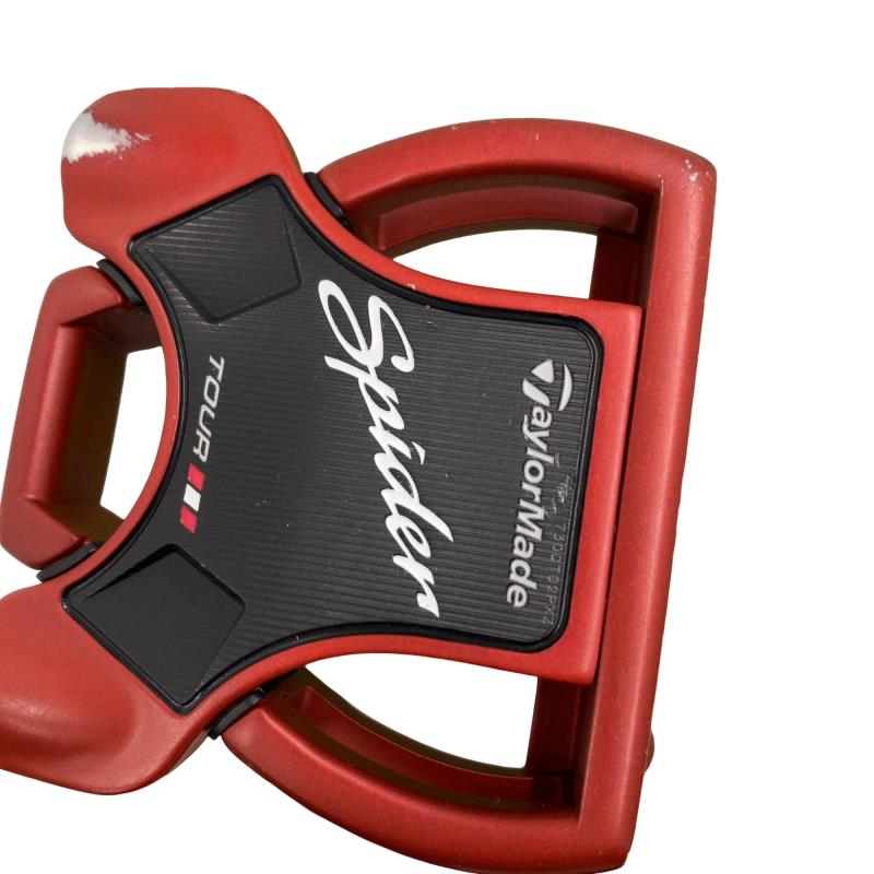 【中古】 テーラーメイド Spider Tour RED 33インチ USA パター PT スチール (フレックスその他) メンズ 男性用 右利き 右用 Cランク ゴルフクラブ