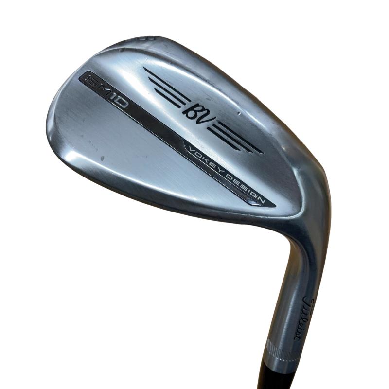 【中古】 タイトリスト VOKEY SPIN MILLED SM10 ツアークロム 58°/08°M ウェッジ WG Dynamic Gold (フレックスS) メンズ 男性用 右利き 右用 Cランク ゴルフクラブ