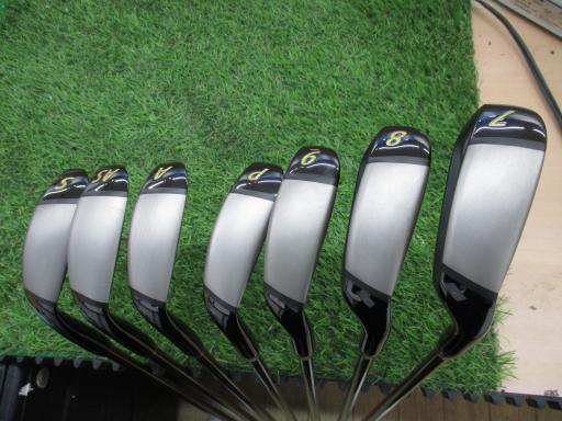 【中古】 つるや AXEL Gold Premium(2020) 7S アイアンセット IR AXEL Gold Premium(2020)(アイアンセット) (フレックスS) メンズ 男性用 右利き 右用 Bランク ゴルフクラブ