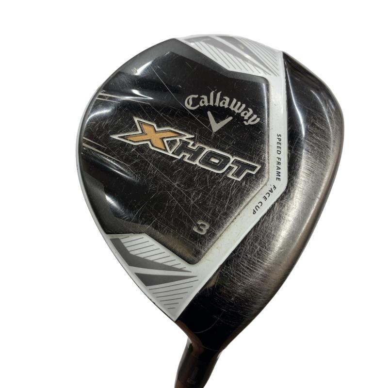 【中古】 キャロウェイ X HOT 3W フェアウェイウッド FW X HOT 60W(フェアウェイウッド) (フレックスS) メンズ 男性用 右利き 右用 Cランク ゴルフクラブ