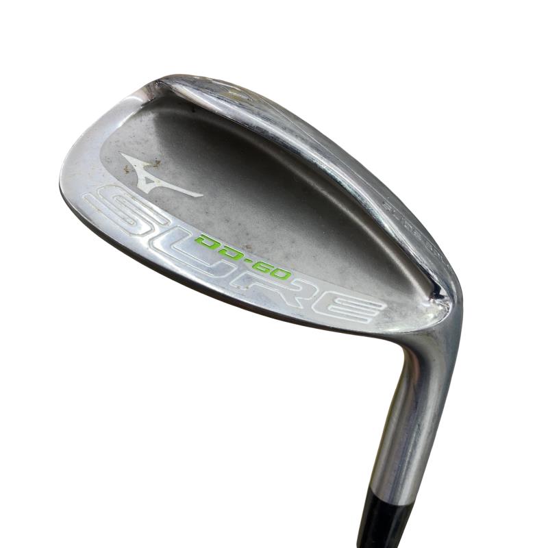 【中古】 ミズノ SURE DD 60° ウェッジ WG EXSAR(SURE) (フレックス余分の物) メンズ 成人男性用 右利き 右用 C序列付ける ゴルフ野球クラブ