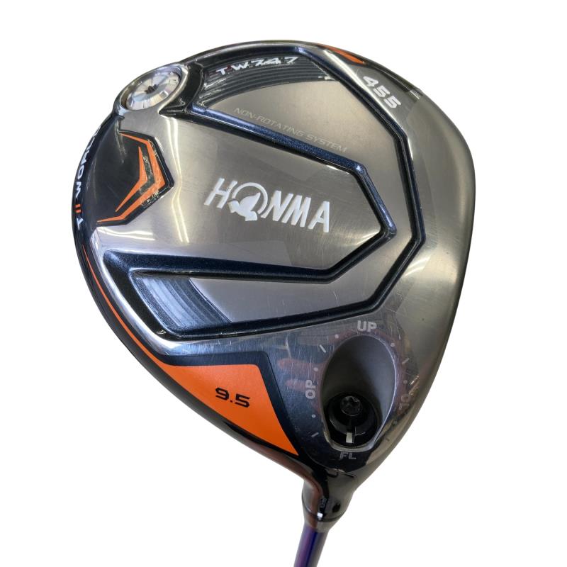 【中古】 本間ゴルフ TOUR WORLD TW747 455 9.5° ドライバー DR VIZARD FP-6 (フレックスS) メンズ 男性用 右利き 右用 Cランク ゴルフクラブ
