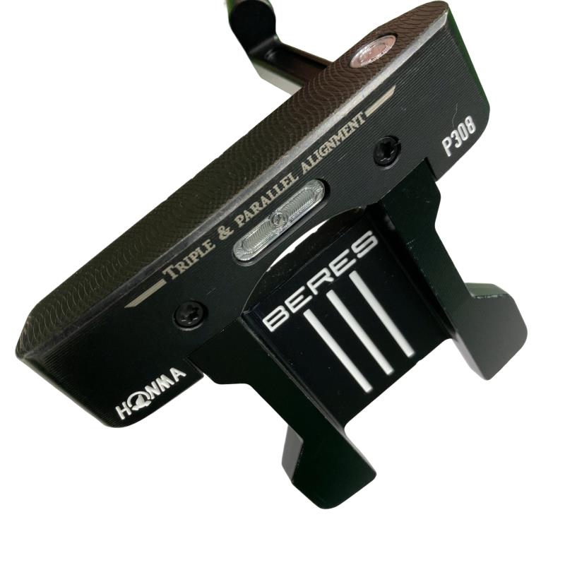 【中古】 本間ゴルフ BERES P-308(黒IP) 34インチ パター PT スチール (フレックスその他) メンズ 男性用 右利き 右用 Cランク ゴルフクラブ