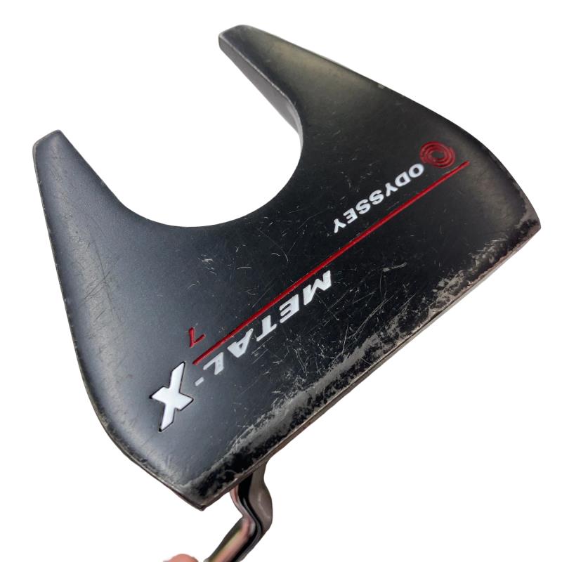 【中古】 オデッセイ METAL-X #7 33インチ パター PT スチール (フレックスその他) メンズ 男性用 右利き 右用 Cランク ゴルフクラブ