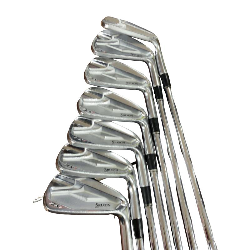 【中古】 ダンロップ SRIXON ZX7 8S アイアンセット IR 純正特注シャフト (フレックスS) メンズ 男性用 右利き 右用 Dランク ゴルフクラブ