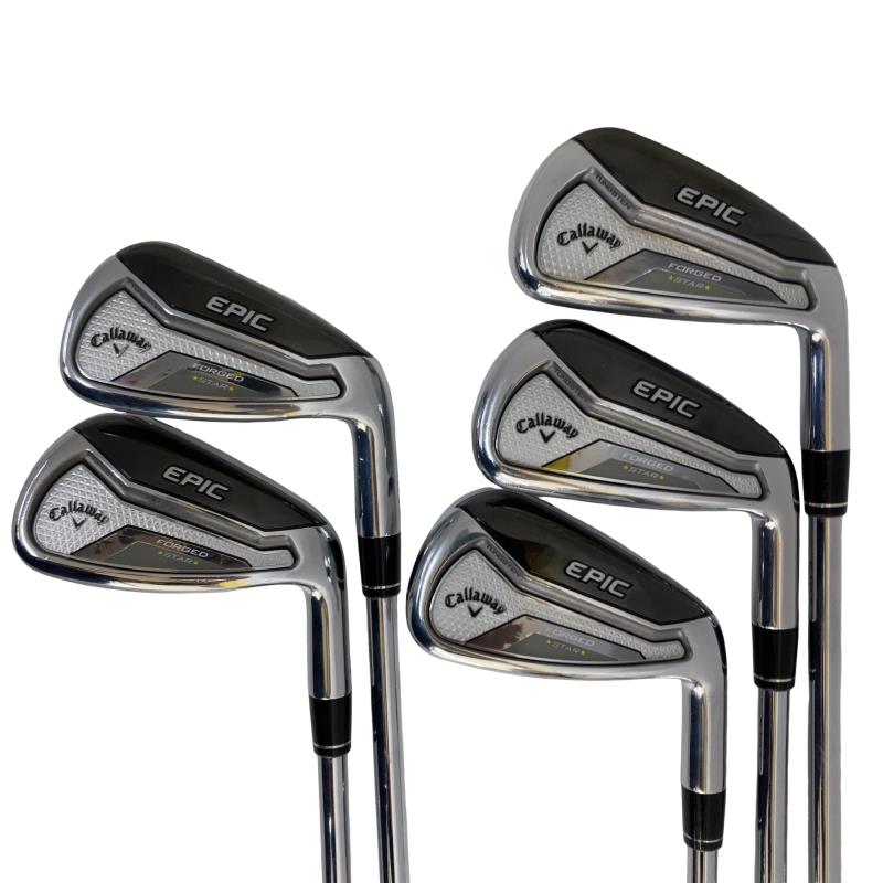 【中古】 キャロウェイ EPIC FORGED STAR 5S アイアン仕掛ける IR NS PRO ZELOS 7 (フレックスS) メンズ 成人男性用 右利き 右用 C序列付ける ゴルフ野球クラブ