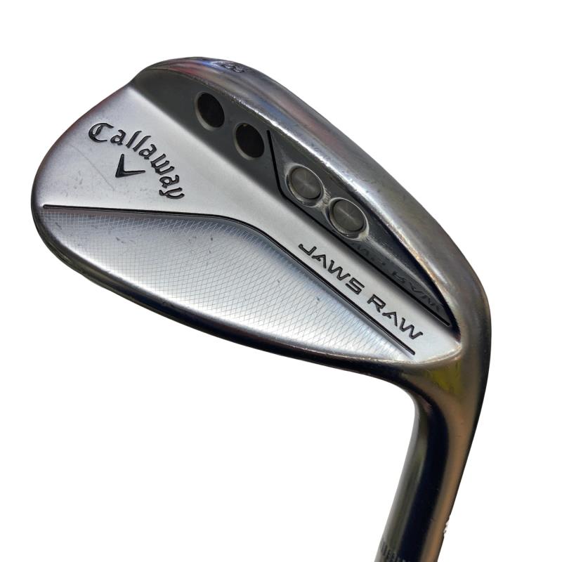 【中古】 キャロウェイ JAWS RAW クロムメッキ 58°/12°W ウェッジ WG 純正特注シャフト (フレックスS) メンズ 男性用 右利き 右用 Cランク ゴルフクラブ