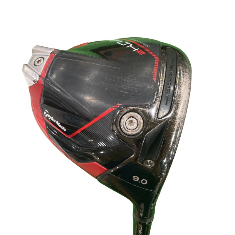 【中古】 テーラーメイド STEALTH2 9° ドライバー DR TENSEI RED TM50(STEALTH DR) (フレックスSR) メンズ 男性用 右利き 右用 Cランク ゴルフクラブ