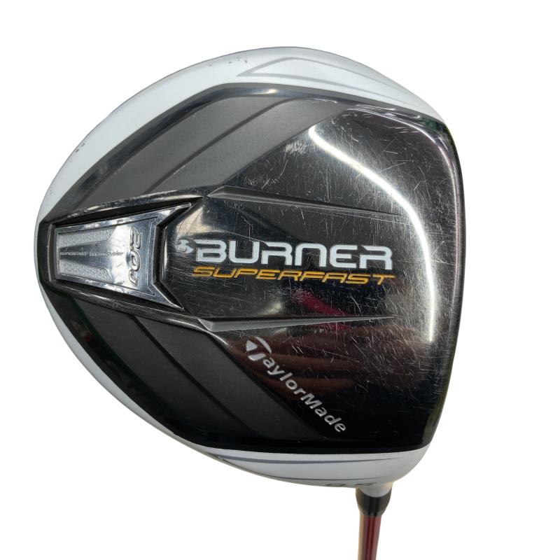【中古】 テーラーメイド BURNER SUPER FAST 2.0J(シルバー) 9.5° ドライバー DR ATTAS-T2 6 (フレックスS) メンズ 男性用 右利き 右用 Cランク ゴルフクラブ
