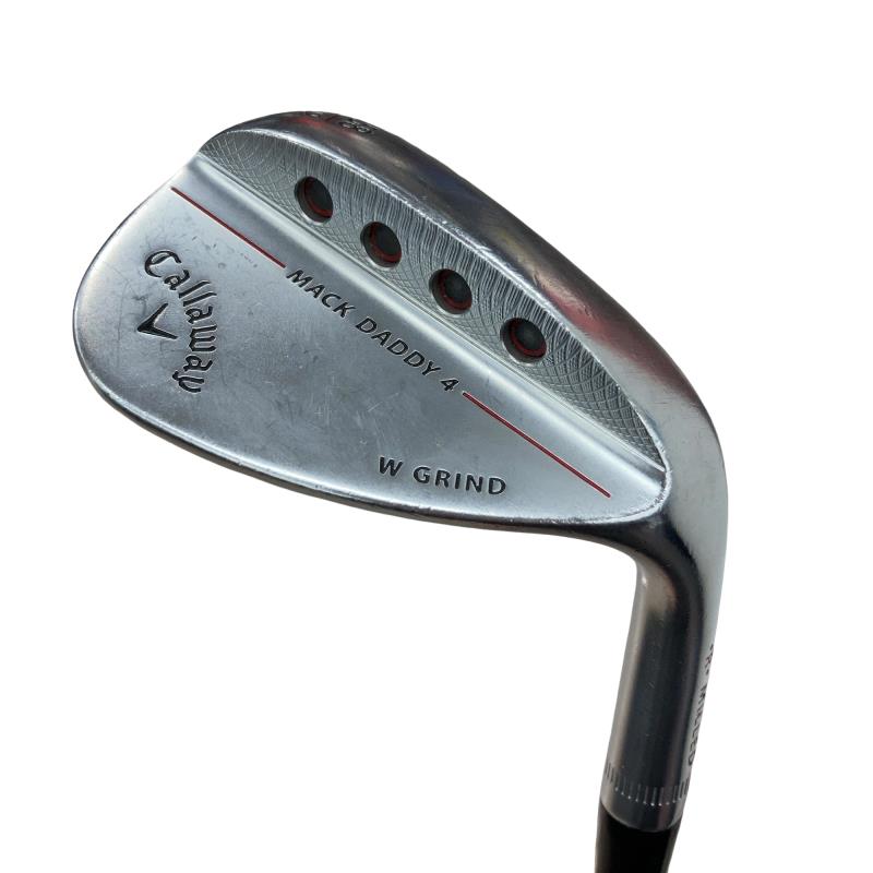 【中古】 キャロウェイ MACK DADDY 4 クロムメッキ 58°/12°W ウェッジ WG 純正特注シャフト (フレックスS) メンズ 男性用 右利き 右用 Cランク ゴルフクラブ