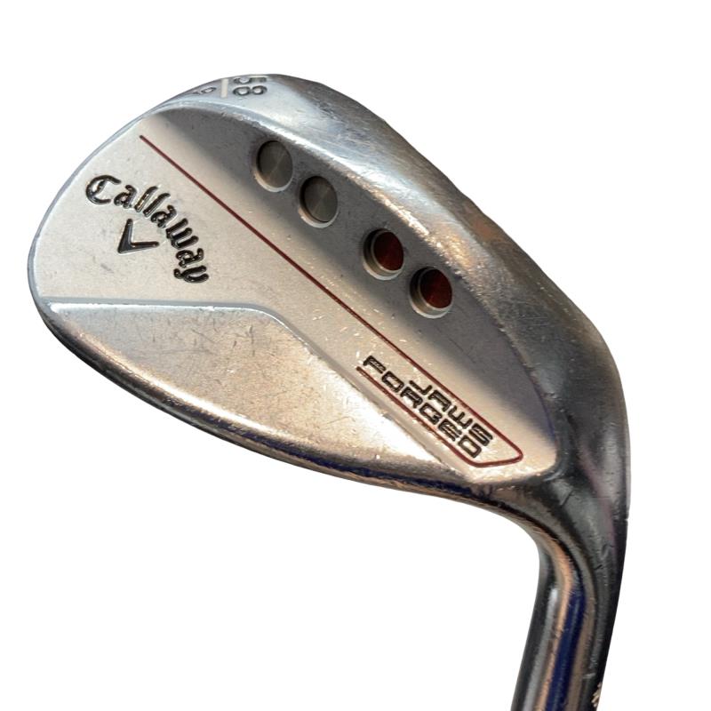 【中古】 キャロウェイ JAWS FORGED(2023) Crメッキ 58°/09° ウェッジ WG Dynamic Gold (フレックスS) メンズ 成人男性用 右利き 右用 C位置づける ゴルフ野球クラブ