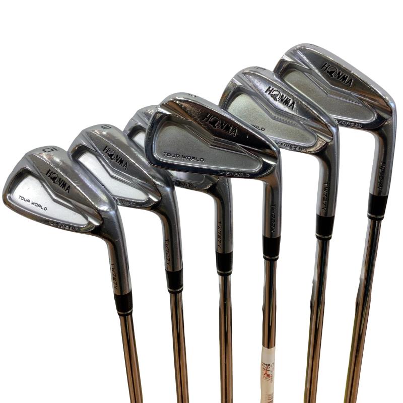 【中古】 本間ゴルフ TOUR WORLD TW727V FORGED 6S アイアン仕掛ける IR NS PRO MODUS3 TOUR120 (フレックスS) メンズ 成人男性用 右利き 右用 C価値づける ゴルフ野球クラブ
