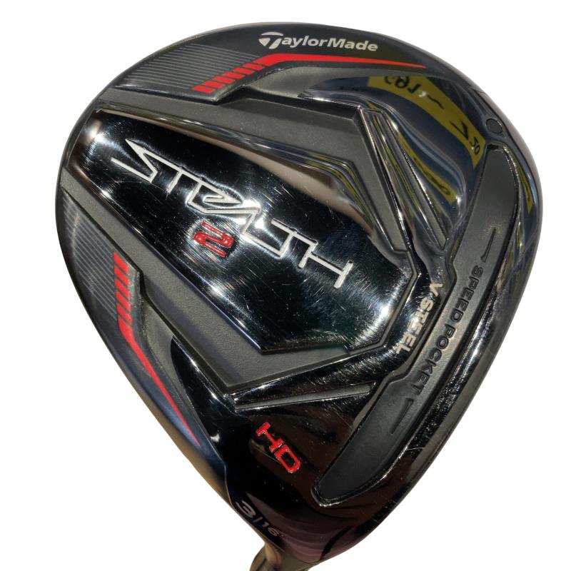【中古】 テーラーメイド STEALTH2 HD 3W フェアウェイウッド FW TENSEI RED TM50(STEALTH FW) (フレックスS) メンズ 男性用 右利き 右用 Cランク ゴルフクラブ