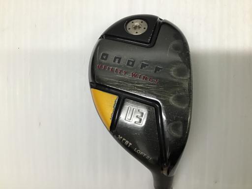 【中古】 ダイワ(グローブライド) ONOFF UTILITY WINGS(2022) KURO U3 ユーティリティ UT LABOSPEC SHINARI:u70 (フレックスS) メンズ 男性用 右利き 右用 Cランク ゴルフクラブ