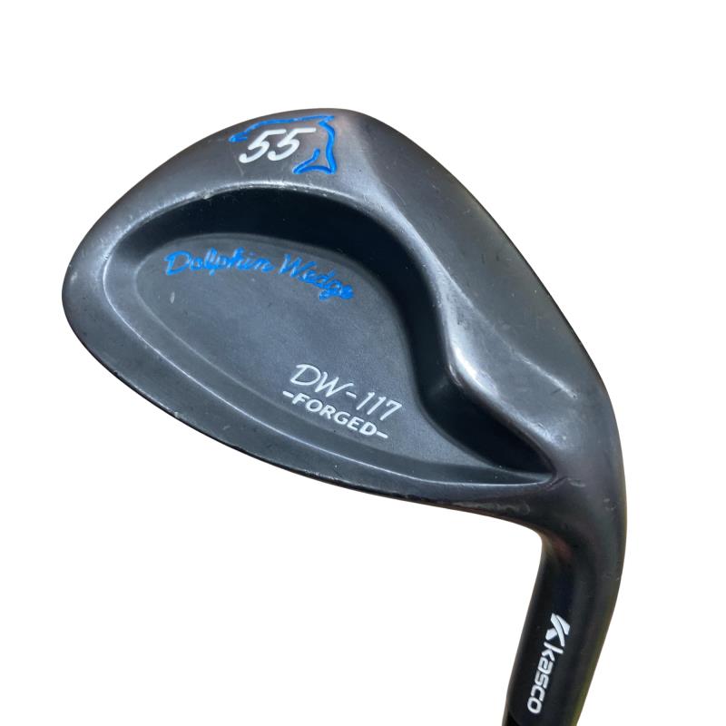 【中古】 キャスコ Dolphin wedge DW-117 FORGED 55° ウェッジ WG KBS Hi-REV 2.0 (フレックスS) メンズ 男性用 右利き 右用 Cランク ゴルフクラブ