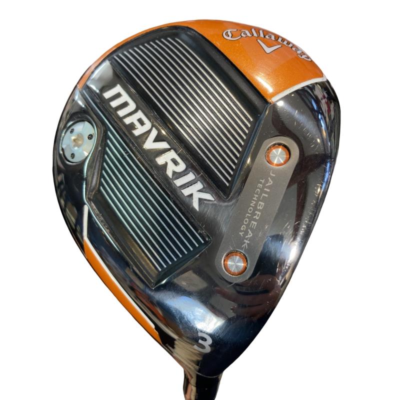 【中古】 キャロウェイ MAVRIK 3W フェアウェイウッド FW 純正特注シャフト (フレックスX) メンズ 男性用 右利き 右用 Cランク ゴルフクラブ