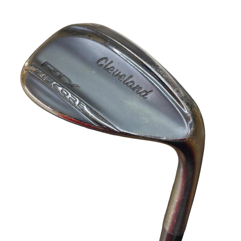 【中古】 クリーブランド Cleveland RTX ZIPCORE ブラックサテン 56°/10° MID ウェッジ WG Dynamic Gold (フレックスS) メンズ 男性用 右利き 右用 Dランク ゴルフクラブ
