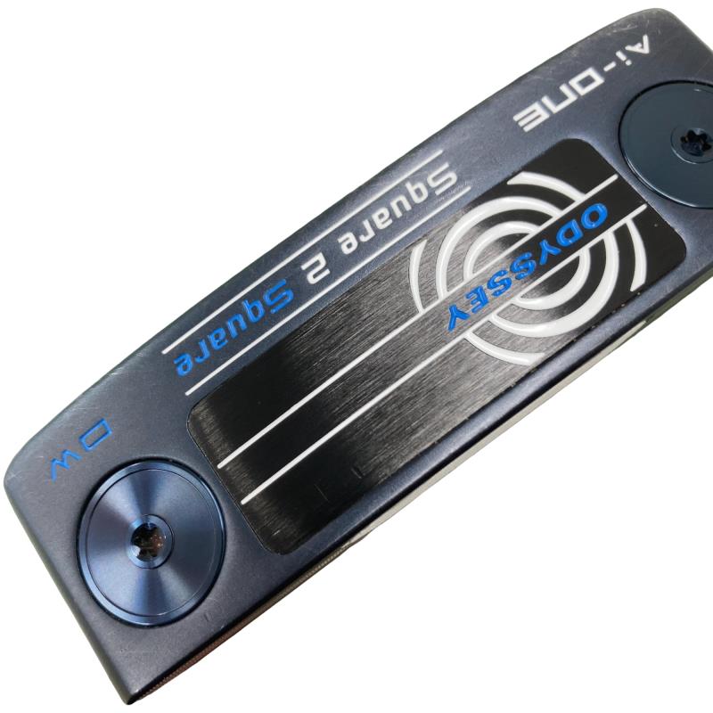 【中古】 オデッセイ Ai-ONE SQUARE 2 SQUARE DW 34in パター PT STROKE LAB 90 スチール写真 (フレックス余分の物) メンズ 成人男性用 右利き 右用 C序列付ける ゴルフ野球クラブ