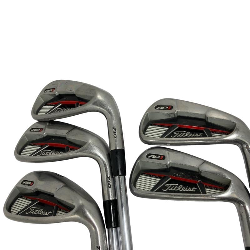 【中古】 タイトリスト Titleist AP1 710 6S USA アイアン仕掛ける IR NS PRO 105T (フレックスR) メンズ 成人男性用 右利き 右用 C価値づける ゴルフ野球クラブ