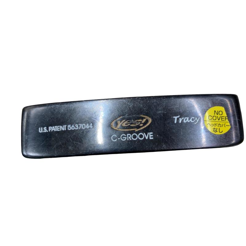【中古】 Yes! C-GROOVE Tracy 33インチ パター PT スチール (フレックスその他) メンズ 男性用 右利き 右用 Cランク ゴルフクラブ